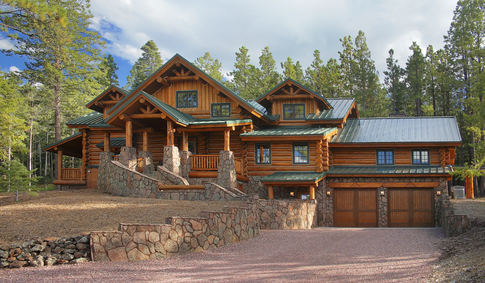 Custom Luxury Log Homes in Arizona: Build at Greer